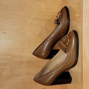 Salvatore Ferragamo Fele Gancio loafer pumps, Size 10